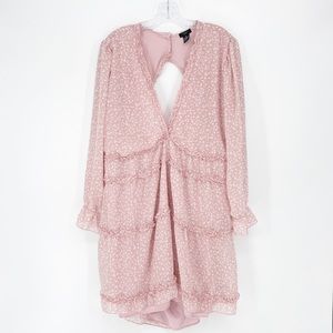 Rue 21 Plus Geometric Print Ruffle Dress Size 3X